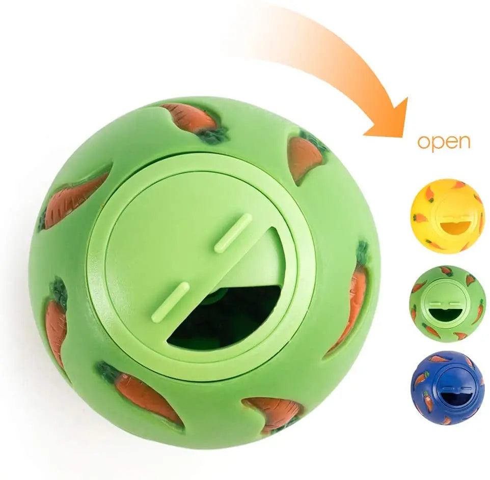 Balle à friandises pour lapin – Jouet interactif à alimentation lente pour petits animaux 