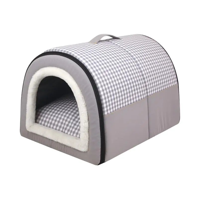 Soft Portable Rabbit Bed & House – Warm Foldable Shelter for Small Pets